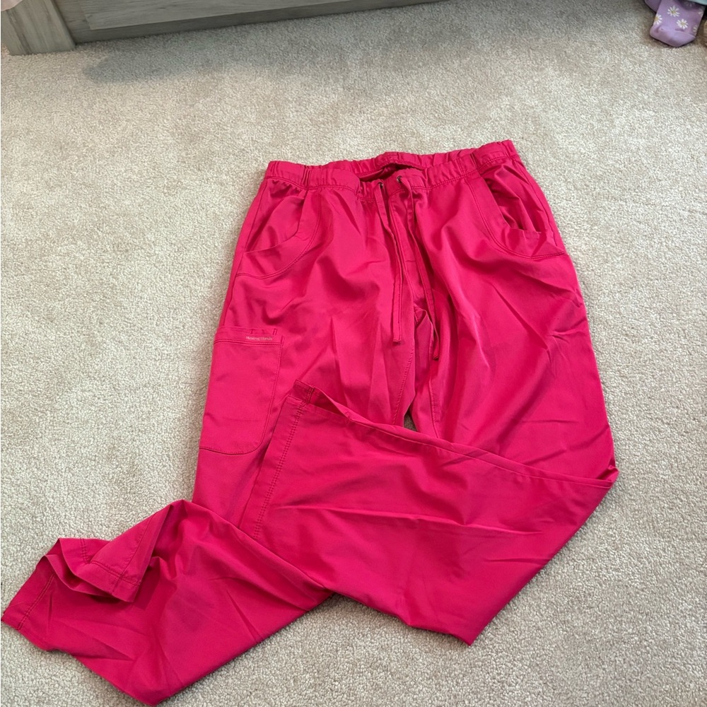 Healing Hands Women's Pink Scrub Pants